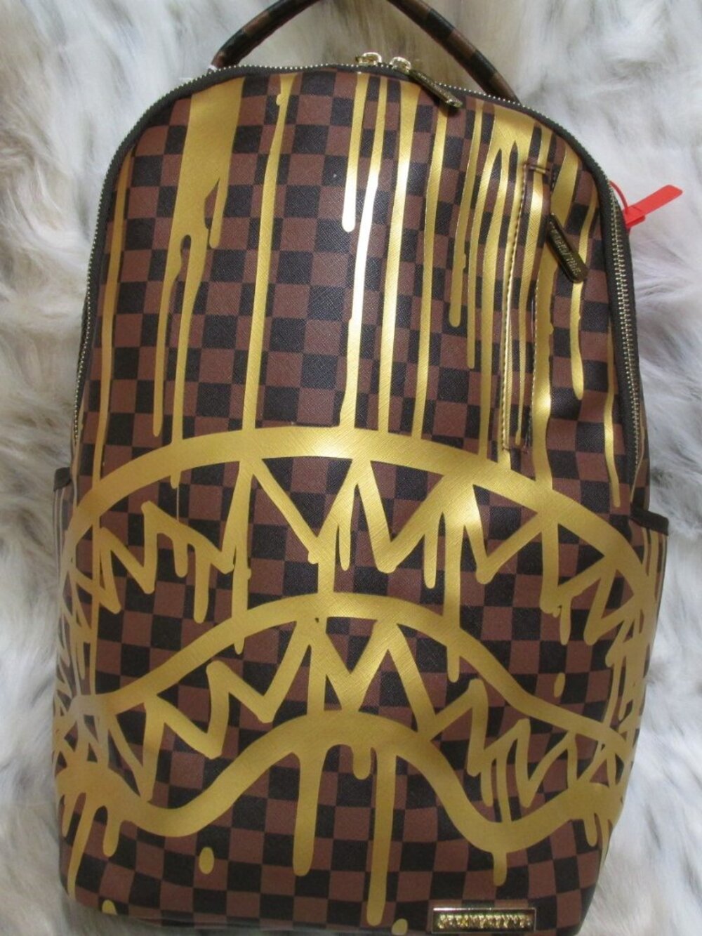 P3436-New With Tags Sprayground LTD ED Paris Drip Backpack